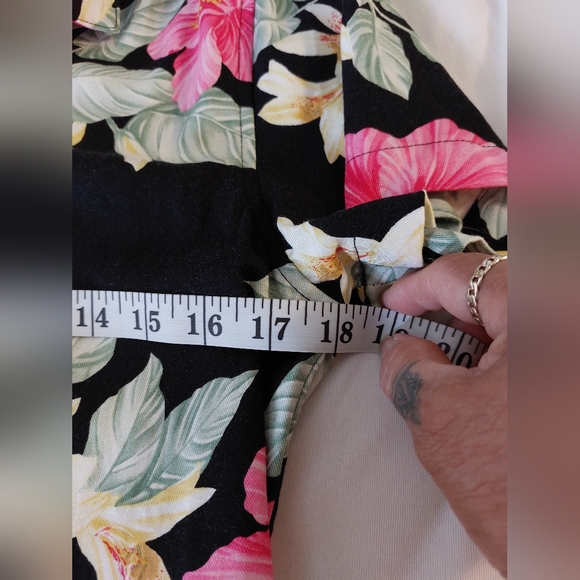 LA CABAÑA VINTAGE 90'S Y2K 2 PIECE FAUX WRAP SUMMER SHIFT DRESS WITH SHIRT - Picture 9 of 16